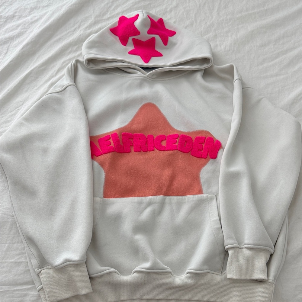 Aelfric Eden vintage embroidery eden star hoodie, size small